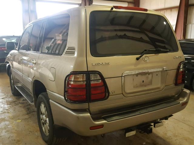 JT6HT00W6Y0091583 - 2000 LEXUS LX 470 BEIGE photo 3