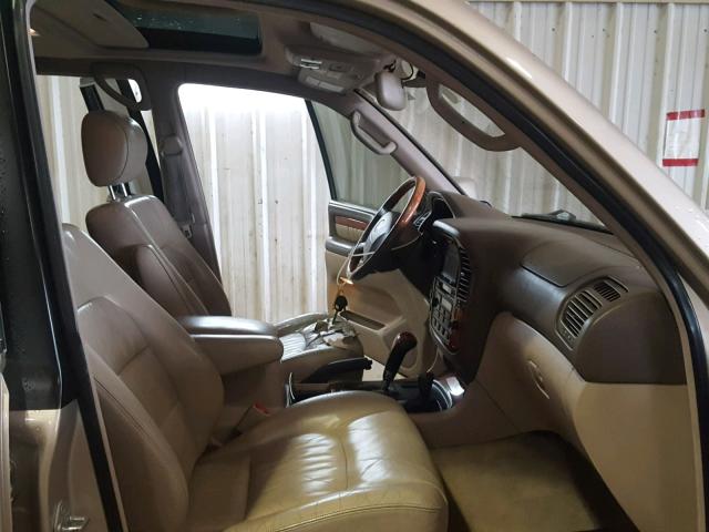 JT6HT00W6Y0091583 - 2000 LEXUS LX 470 BEIGE photo 5