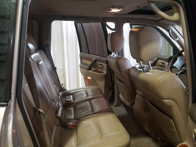 JT6HT00W6Y0091583 - 2000 LEXUS LX 470 BEIGE photo 6