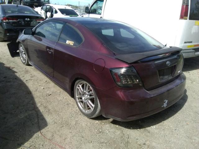 JTKDE177870208528 - 2007 TOYOTA SCION TC 栗色 照片 3