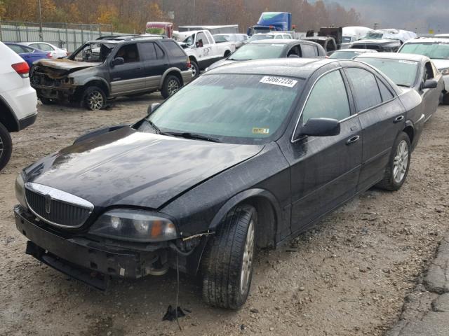 1LNHM87A54Y668450 - 2004 LINCOLN LS BLACK photo 2