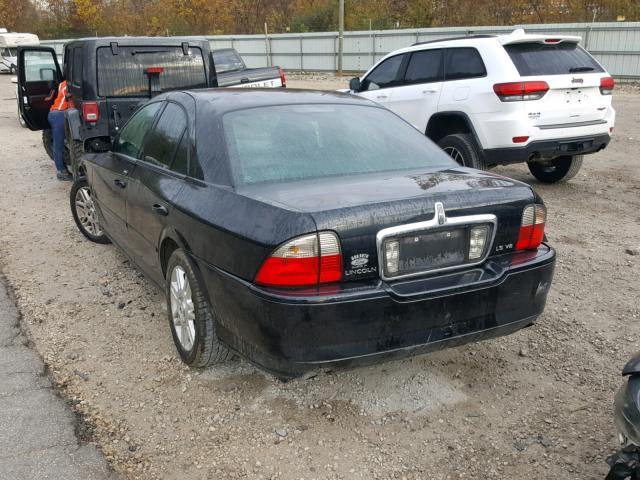 1LNHM87A54Y668450 - 2004 LINCOLN LS BLACK photo 3