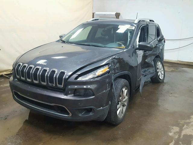 1C4PJMDS7GW254035 - 2016 JEEP CHEROKEE L GRAY photo 2