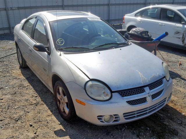 1B3ES76F03D142190 - 2003 DODGE NEON R/T SILVER photo 1