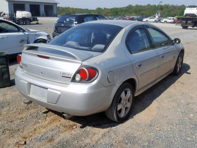 1B3ES76F03D142190 - 2003 DODGE NEON R/T SILVER photo 4