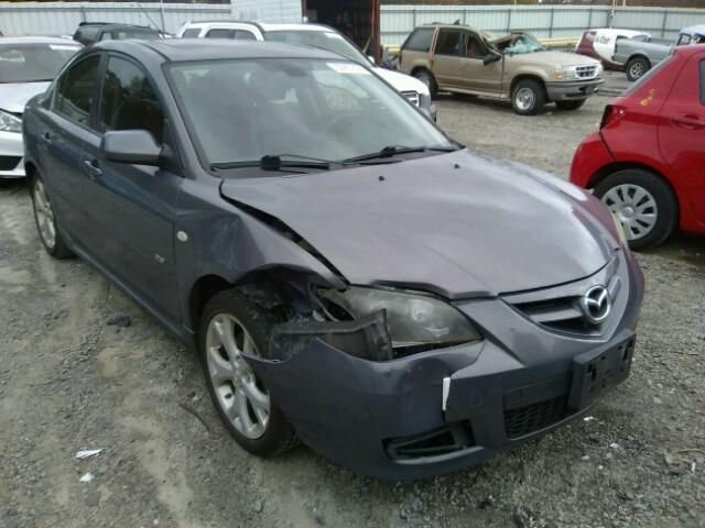 JM1BK323681874323 - 2008 MAZDA 3 S GRAY photo 1