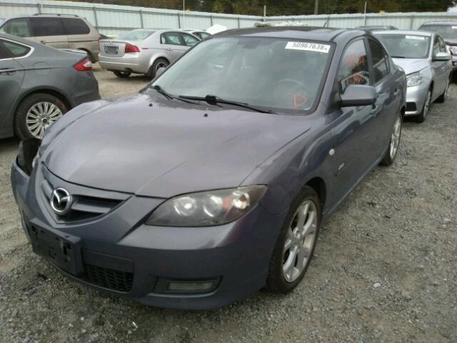 JM1BK323681874323 - 2008 MAZDA 3 S GRAY photo 2