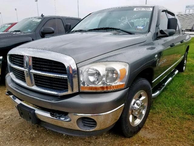 3D7KR29C66G208885 - 2006 DODGE RAM 2500 GRAY photo 2