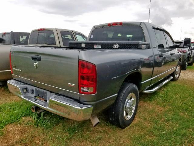 3D7KR29C66G208885 - 2006 DODGE RAM 2500 GRAY photo 4