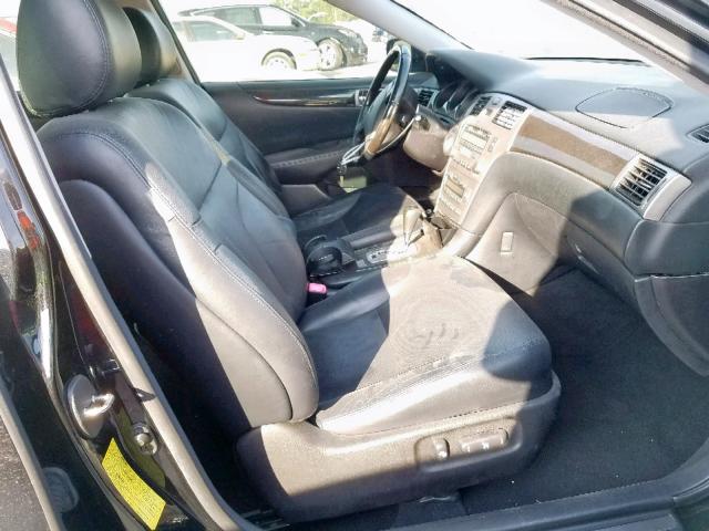 JTHBA30G065162404 - 2006 LEXUS ES 330 BLACK photo 5