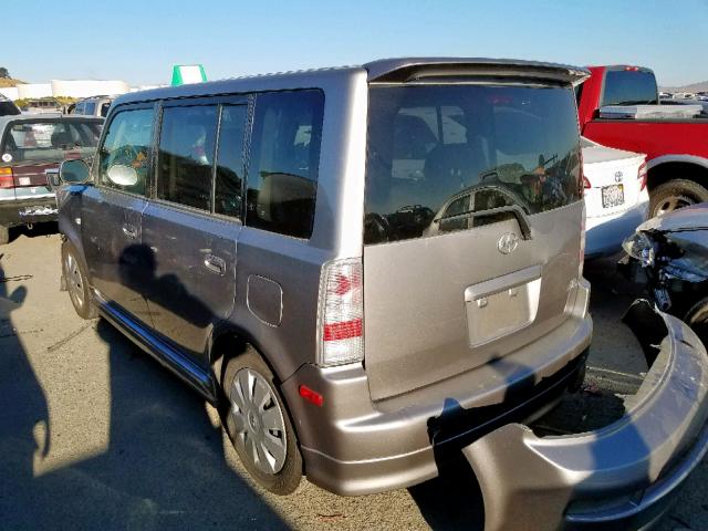 JTLKT324664054569 - 2006 TOYOTA SCION XB ვერცხლისფერი ფოტო 3