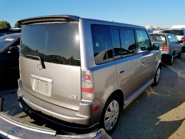 JTLKT324664054569 - 2006 TOYOTA SCION XB ვერცხლისფერი ფოტო 4
