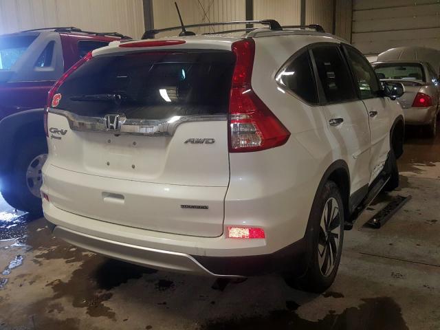 5J6RM4H92GL801358 - 2016 HONDA CR-V TOURI WHITE photo 4