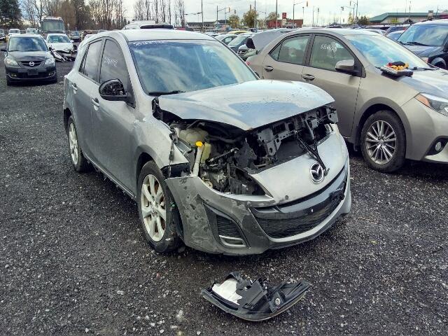 JM1BL1L55B1376333 - 2011 MAZDA 3 S GRAY photo 1