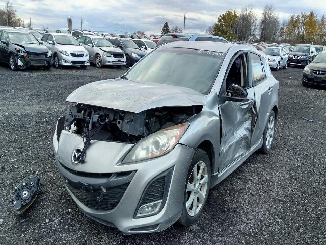 JM1BL1L55B1376333 - 2011 MAZDA 3 S GRAY photo 2