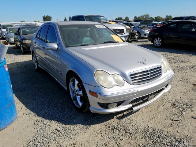 WDBRF40J65F638598 - 2005 MERCEDES-BENZ C 230K SPO SILVER photo 1