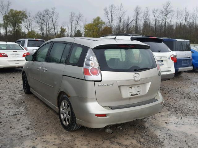 JM1CR29L470147900 - 2007 MAZDA 5 GRAY photo 3