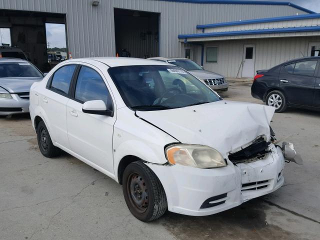 KL1TD56687B130320 - 2007 CHEVROLET AVEO BASE Ağ foto 1