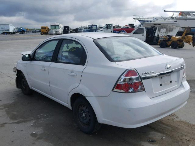 KL1TD56687B130320 - 2007 CHEVROLET AVEO BASE Ağ foto 3