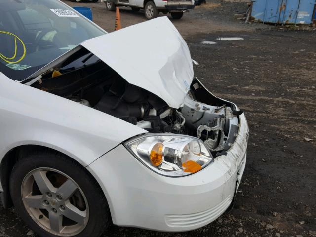 1G1AF5F58A7187430 - 2010 CHEVROLET COBALT 2LT WHITE photo 9