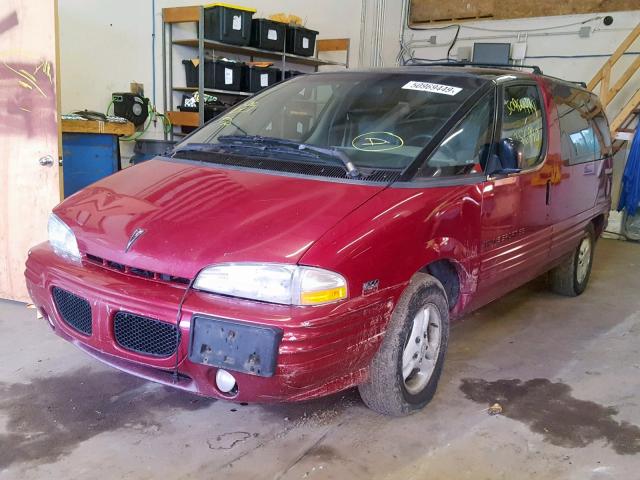 1GMDU06L4RT228727 - 1994 PONTIAC TRANS SPOR RED photo 2