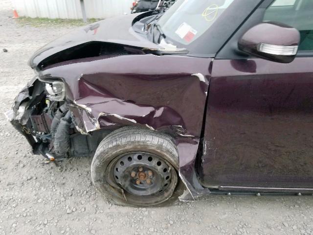 JTLZE4FE9B1127883 - 2011 TOYOTA SCION XB იასამნისფერი ფოტო 9