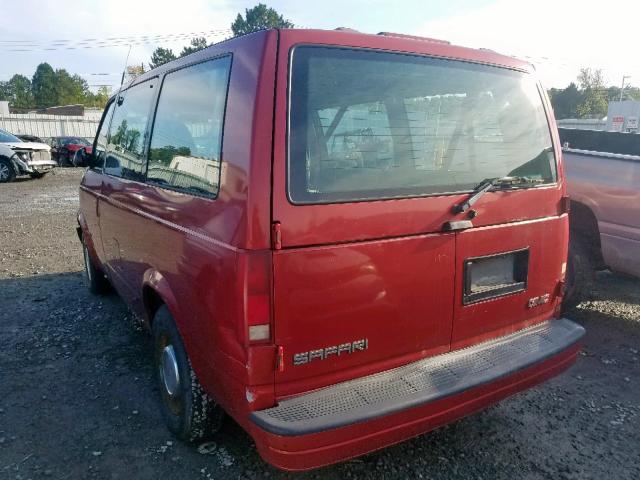 1GKDM19W5WB528850 - 1998 GMC SAFARI XT RED photo 3