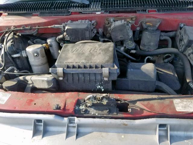 1GKDM19W5WB528850 - 1998 GMC SAFARI XT RED photo 7