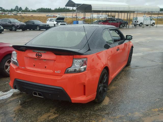 JTKJF5C75FJ007515 - 2015 TOYOTA SCION TC ნარინჯისფერი ფოტო 4