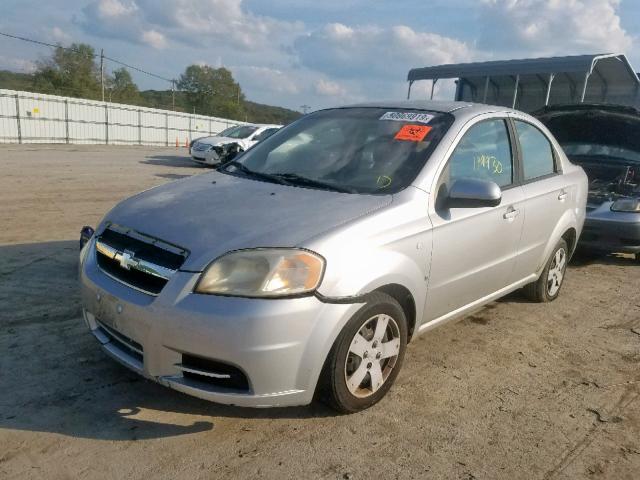 KL1TD56648B132275 - 2008 CHEVROLET AVEO BASE Gümüş foto 2