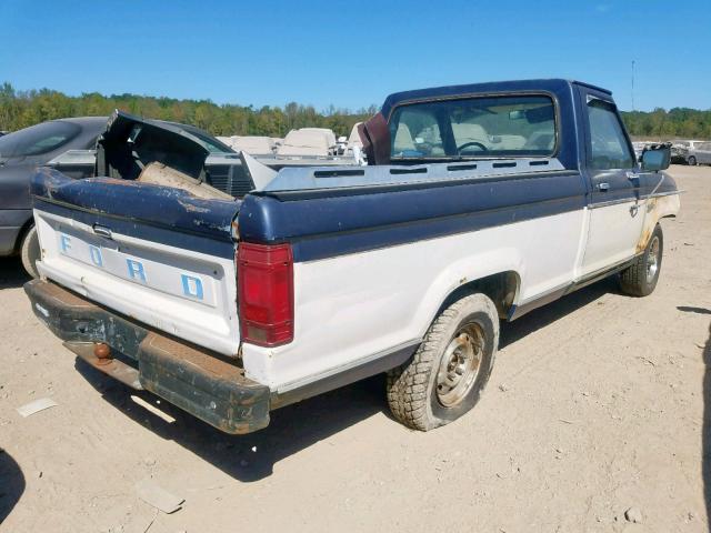 1FTBR10A3GUB62592 - 1986 FORD RANGER BLUE photo 4