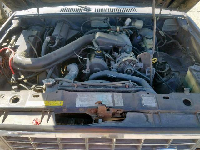 1FTBR10A3GUB62592 - 1986 FORD RANGER BLUE photo 7