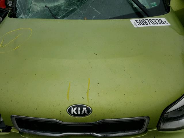 KNDJX3A57E7719871 - 2014 KIA SOUL ! GREEN photo 7