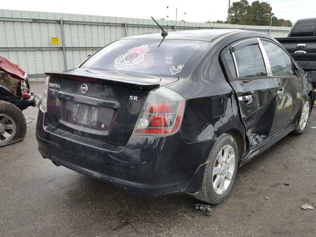 3N1AB6AP4AL710829 - 2010 NISSAN SENTRA 2.0 BLACK photo 4