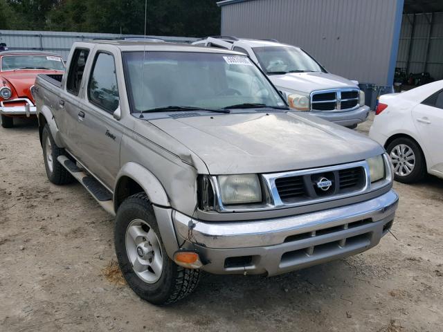 1N6ED27Y1YC387425 - 2000 NISSAN FRONTIER C TAN photo 1