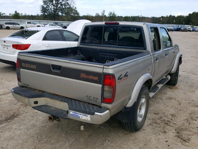 1N6ED27Y1YC387425 - 2000 NISSAN FRONTIER C TAN photo 4