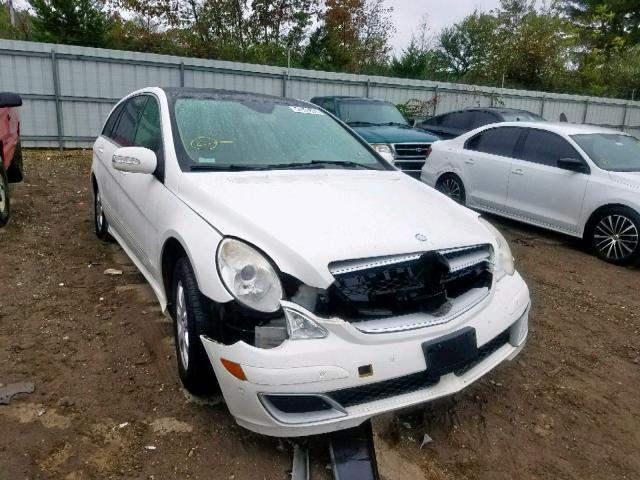 4JGCB65E87A056329 - 2007 MERCEDES-BENZ R 350 WHITE photo 1