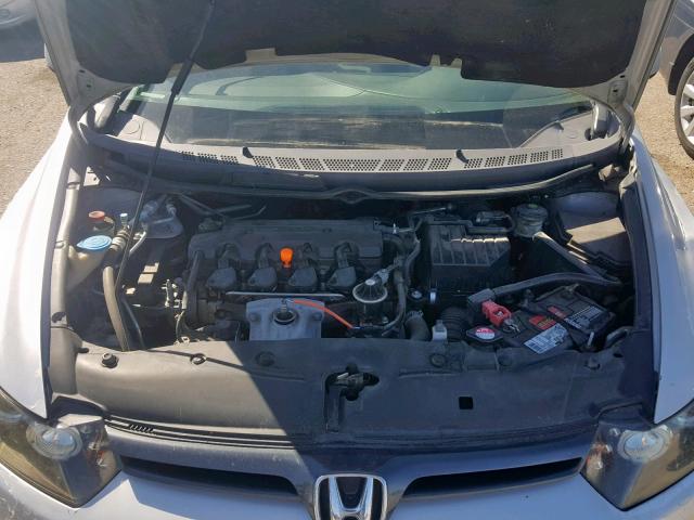 2HGFG12857H573580 - 2007 HONDA CIVIC EX SILVER photo 7