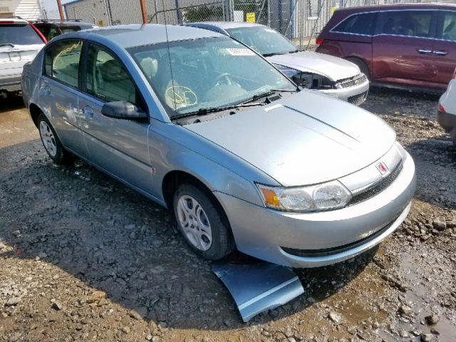 1G8AJ52F53Z204500 - 2003 SATURN ION LEVEL BLUE photo 1