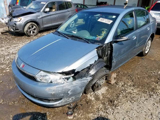 1G8AJ52F53Z204500 - 2003 SATURN ION LEVEL BLUE photo 2