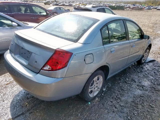 1G8AJ52F53Z204500 - 2003 SATURN ION LEVEL BLUE photo 4