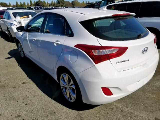 KMHD35LE8DU074838 - 2013 HYUNDAI ELANTRA GT WHITE photo 3