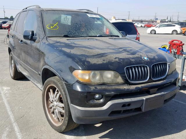 5UXFA135X5LY11524 - 2005 BMW X5 3.0I BLACK photo 1