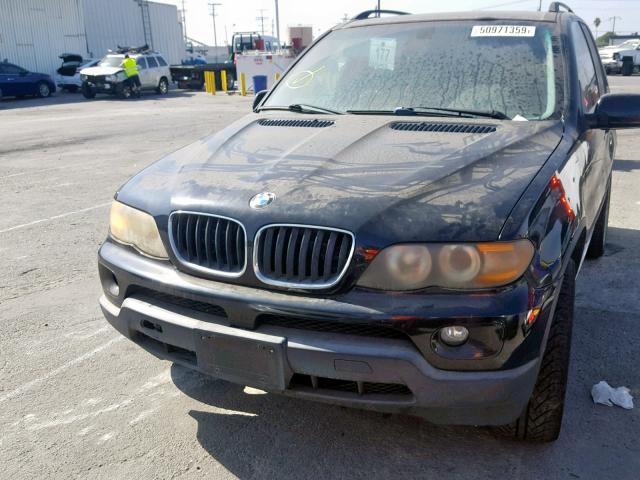 5UXFA135X5LY11524 - 2005 BMW X5 3.0I BLACK photo 9