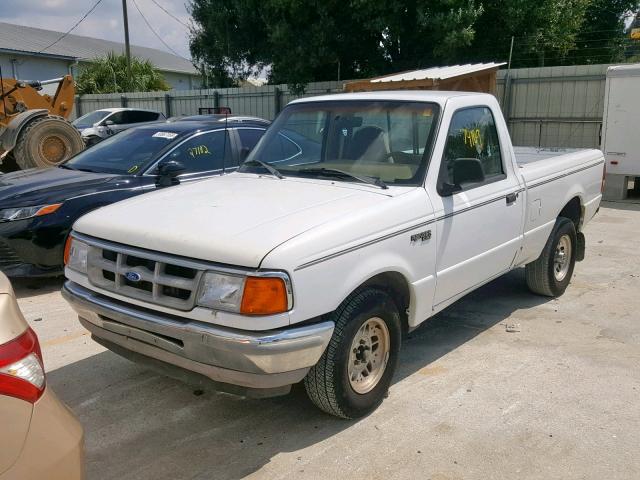 1FTCR10AXRUA37869 - 1994 FORD RANGER WHITE photo 2