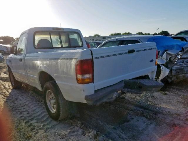 1FTCR10AXRUA37869 - 1994 FORD RANGER WHITE photo 3