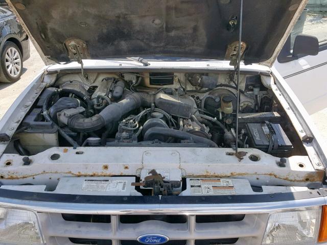 1FTCR10AXRUA37869 - 1994 FORD RANGER WHITE photo 7