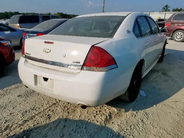 2G1WS57M691187474 - 2009 CHEVROLET IMPALA POL WHITE photo 4