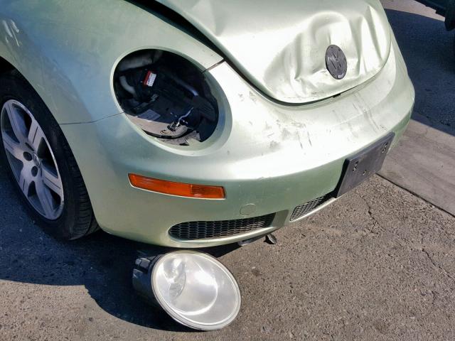3VWPG31C76M408437 - 2006 VOLKSWAGEN NEW BEETLE 绿色 照片 9