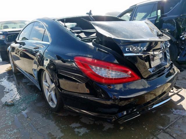 WDDLJ7DB2DA067428 - 2013 MERCEDES-BENZ CLS 550 BLACK photo 3